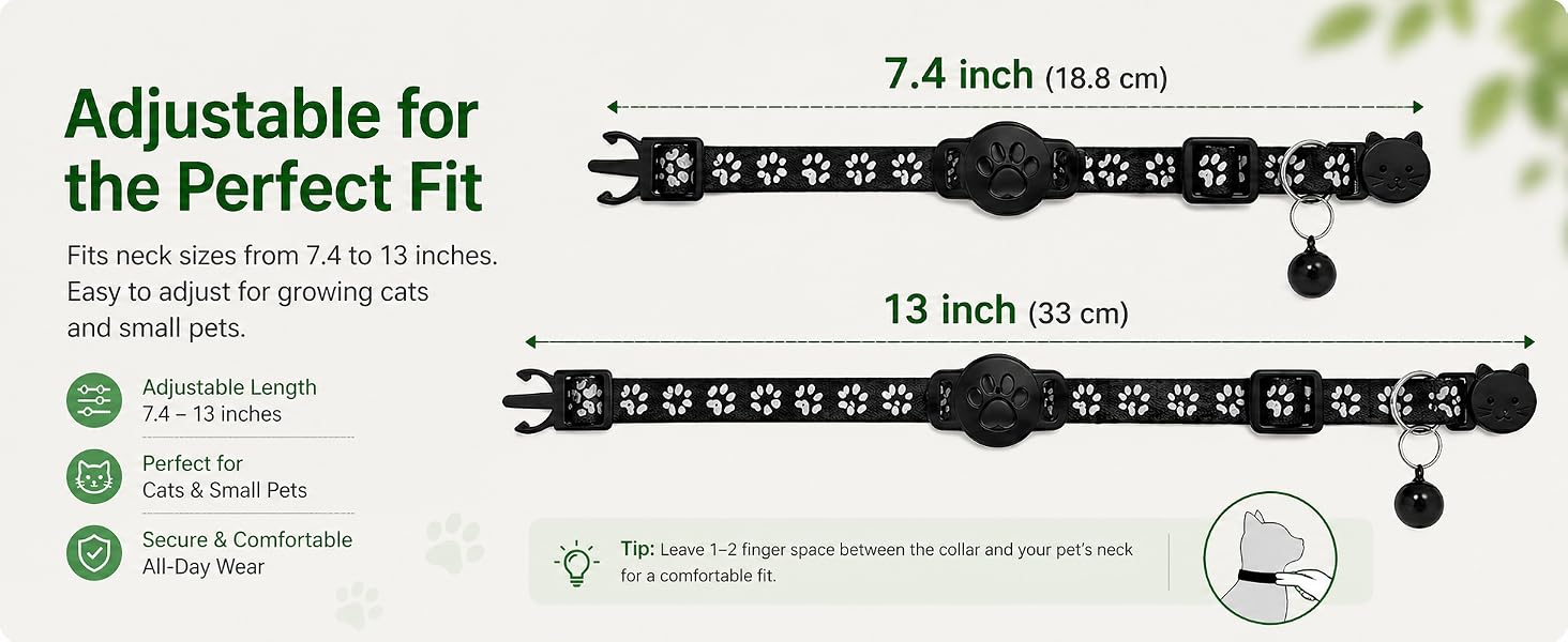 Pet Tracker,GPS Collar for Cats (Android Only) Smart tag