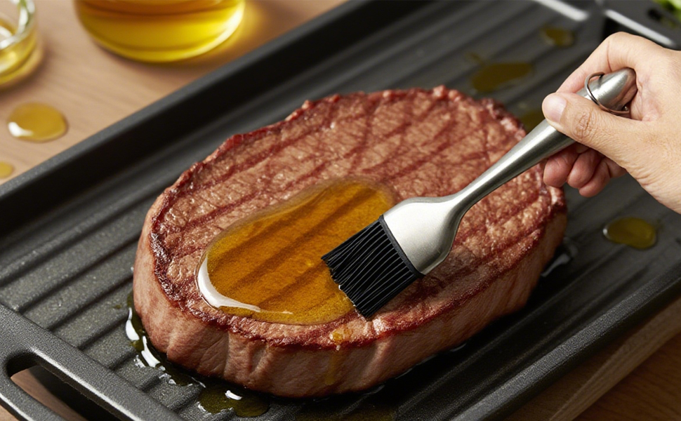 Stainless Steel Basting Pastry Brush