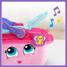 Shows butterfly button that plays songs