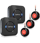 CallToU Caregiver Pager Wireless Call Bell Alert Button for Seniors/Elderly/Patients