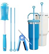 XANGNIER Water Bottle Cleaner Brush Set for Stanley Tumbler 40 oz/30 oz Cup | Multifunctional Bot...