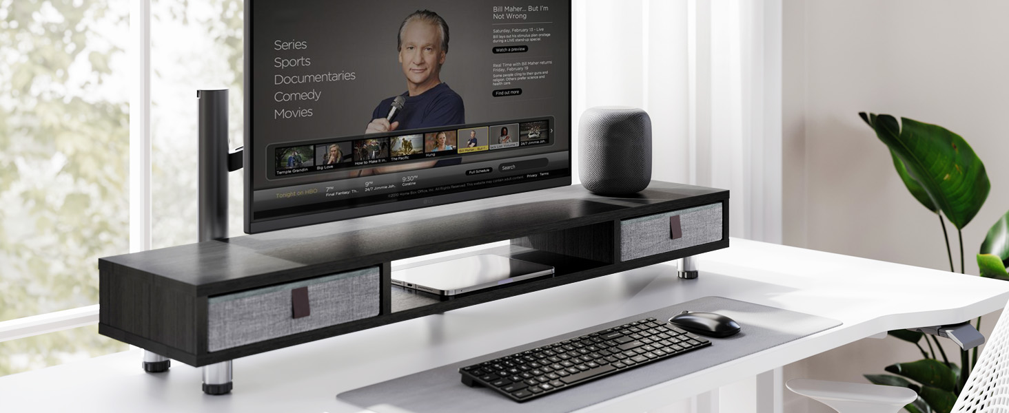 Monitor Riser with Drawer
