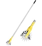 YEELOR Wheel Rotary Edger, Adjustable Length Lawn Edger, Stainless Steel Edger Lawn Tool, Lawn To...