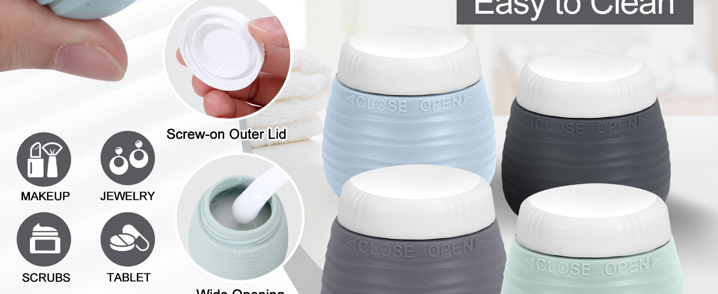 Travel Bottles for Toiletries 8 Pack