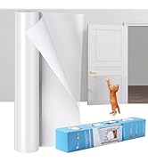 PACKKA Thickened Vinyl Anti-Cat Scratch Furniture Protector, Self-Adhesive Single-Sided Sticky Ta...