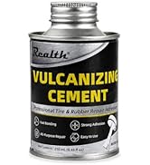 Chemical Vulcanizing Cement 8.5 fl oz for Tire Repair – Heavy Duty Rubber Cement Adhesive for Pat...