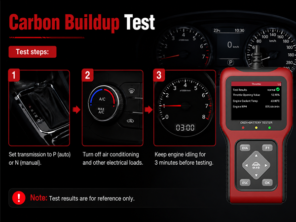 UJS TesGo OBD2 Scanner and Battery Tester