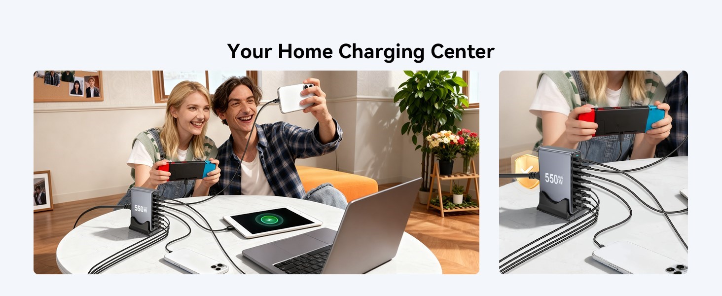 multi usb charging station
