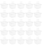 Mipcase 100pcs Boxes Transport Scorpion Feeding Lid Container Lions Turtle Cage Terrarium Mane Ha...