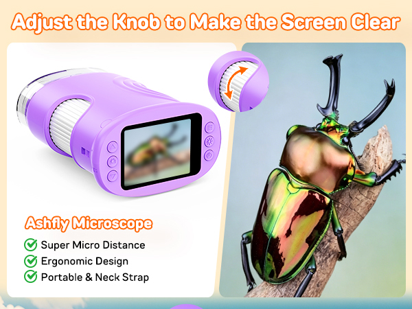 Handheld Digital Microscope for Kids