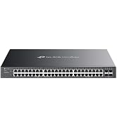 TP-Link 48 Port PoE Gigabit Switch(SG2452LP) | 32 PoE+ Ports, 16 Non-PoE Ports, 4 SFP Ports | 230...