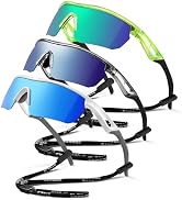 Vcarsian Kids Sunglasses Youth Baseball Sunglasses for Boys Girls 3-12 Polarized Softball Sports ...