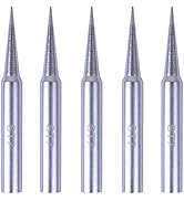 Bleiou 5 Pack Replacement ST7 Soldering Iron Tips for Weller WLC100, SPG40, SP40L, SP40N, SP40NKU...