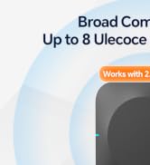 Ulecoce WiFi Gateway, Compatible with Smart Life App and Tuya App | Supports 2.4GHz & 5GHz Dual-B...