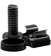 Leadrise 50-Pack M6 x 16mm Computer Rack Mount Cage Screws and Nuts & Washers for Rack Mount Serv...