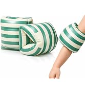 Arm Floaties for Kids 3-5 6-12yrs & Adults up to 150lb, Roll-on Inflatable Pool Floaties, Thicken...