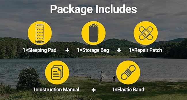 Camping Sleeping Pad Package Includes