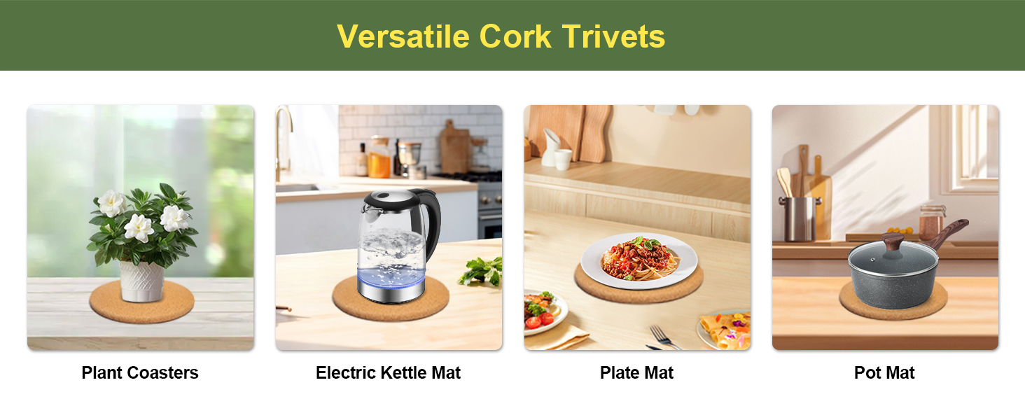 Round Cork Trivets