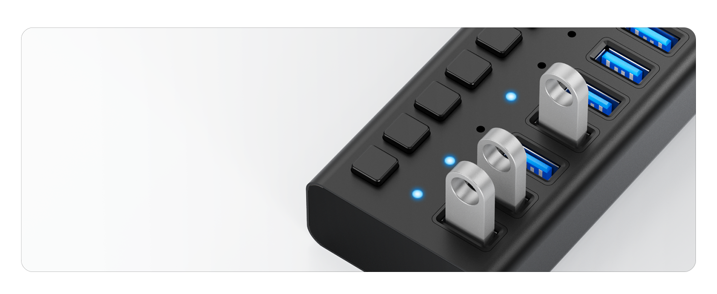 7 Ports USB Hub