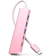 LENTION USB C Hub, 6 in 1 USB C to USB Adapter, USB C Multiport Dongle with 4K HDMI, USB C Data P...