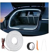 Car LED Strip Lights, 4m/13.12ft Waterproof Car Trunk Light Strip, White Color 6000k, Flexible Cu...