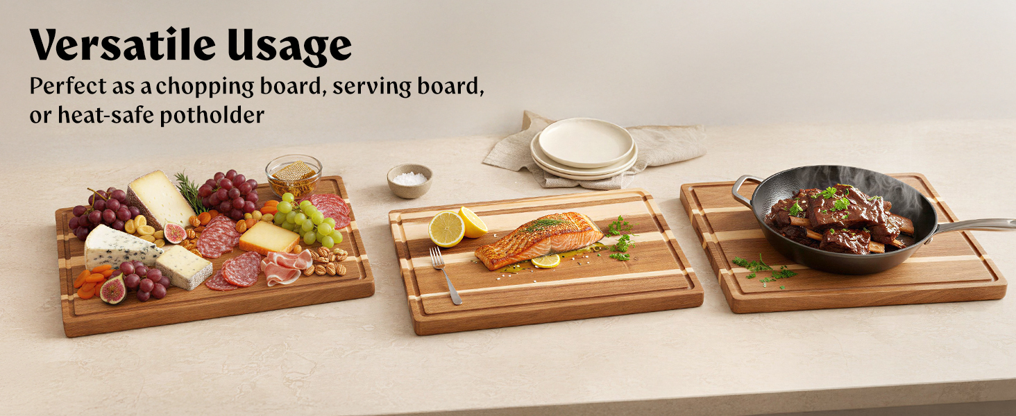Edelhaus XL acacia cutting board