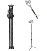 Koolehaoda Tripod Extension, 11"-25" Carbon Fiber Tripod Extender Pole | Center Columns 3 Section...