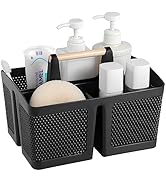rejomiik Portable Shower Caddy Basket Plastic Cleaning Caddy Organizer Storage Tote with Handle f...