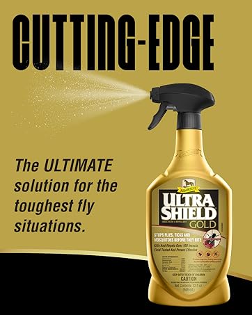 UltraShield Gold fly spray with the headline Cutting Edge