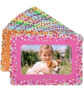 ANPHSIN 12Pcs Magnetic Picture Frame for 4x6in Photo - Cute Magnets Frames Fridge Decor Gifts for...