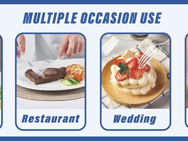 360 Count Extra Heavy Duty Clear Plastic Silverware