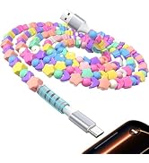 USB to USB C Cable Beaded 6.6FT,USB-A to USB-C Cord for CarPlay,25W 20W 18W 15W Quick Charge Type...