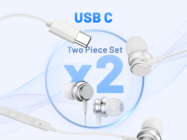 wired headphones usb c