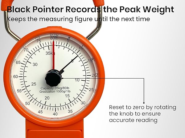 Black Pointer Records the Peak Weight 80lbs Maximum Bearing Capacity Portable Equipment Accessory