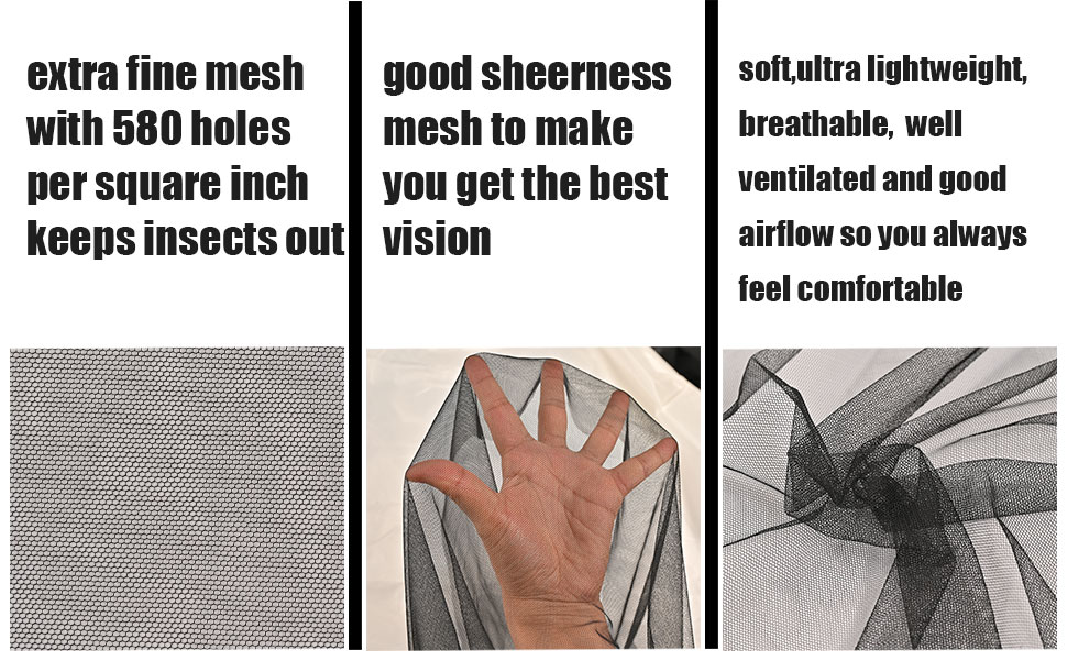 extra fine and soft mesh