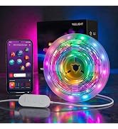 YEELIGHT LED Strip Lights, 20FT Smart Light Strips with 108 LEDs and Music Sync, RGB Color Changi...