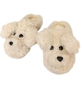 SGVAHY Slippers for Women Fuzzy Cute Slippers Indoor and Outdoor Slippers Teddy Dog Non-Slip Sole...