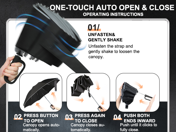travel inverted umbrella operating instructions
