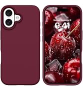 GUAGUA for iPhone 17 Case Liquid Silicone Silky Soft Gel Rubber Slim Thin Microfiber Lining Cushi...