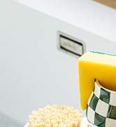 Zoeeker Kitchen Sponge Holder, Ceramic Dish Sponge Holder Sponge Organizer Farmhouse Brush Holder...