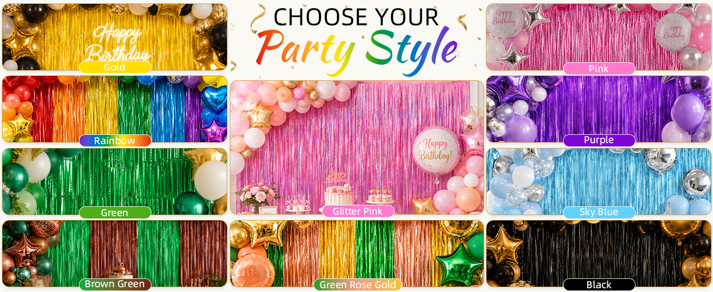 Tinsel Backdrop