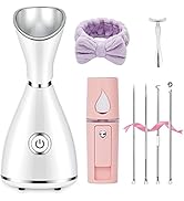 Seneryla Facial Steamer for Face, Face Steamer for Facial Deep Cleaning, Face Steamer Nano Mister...