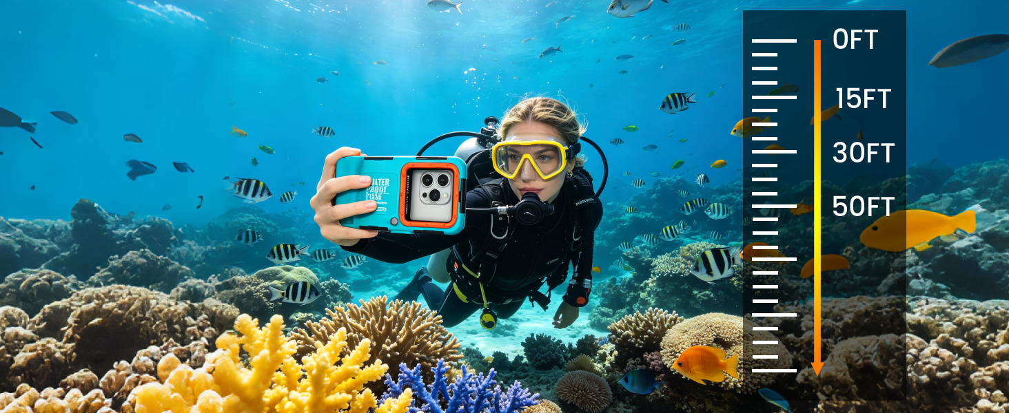 waterproof phone case for diving