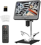 JOYALENS JL210 10.1'' Digital Microscope, Soldering Microscope, Coin Microscopes Full View for Er...