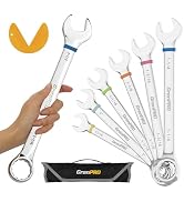 GRENPRO SAE Wrench Set, Large Wrench Set With Color Ring