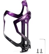 ROCKBROS Bike Water Bottle Holder, Bicycle Water Bottle Cage 1 Pack Purple | Lightweight Aluminum...