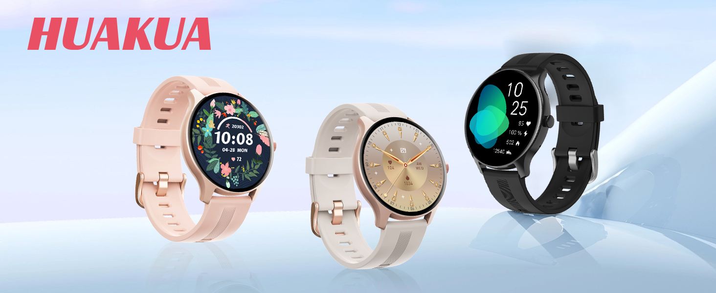 HUAKUA Smart watches for women men