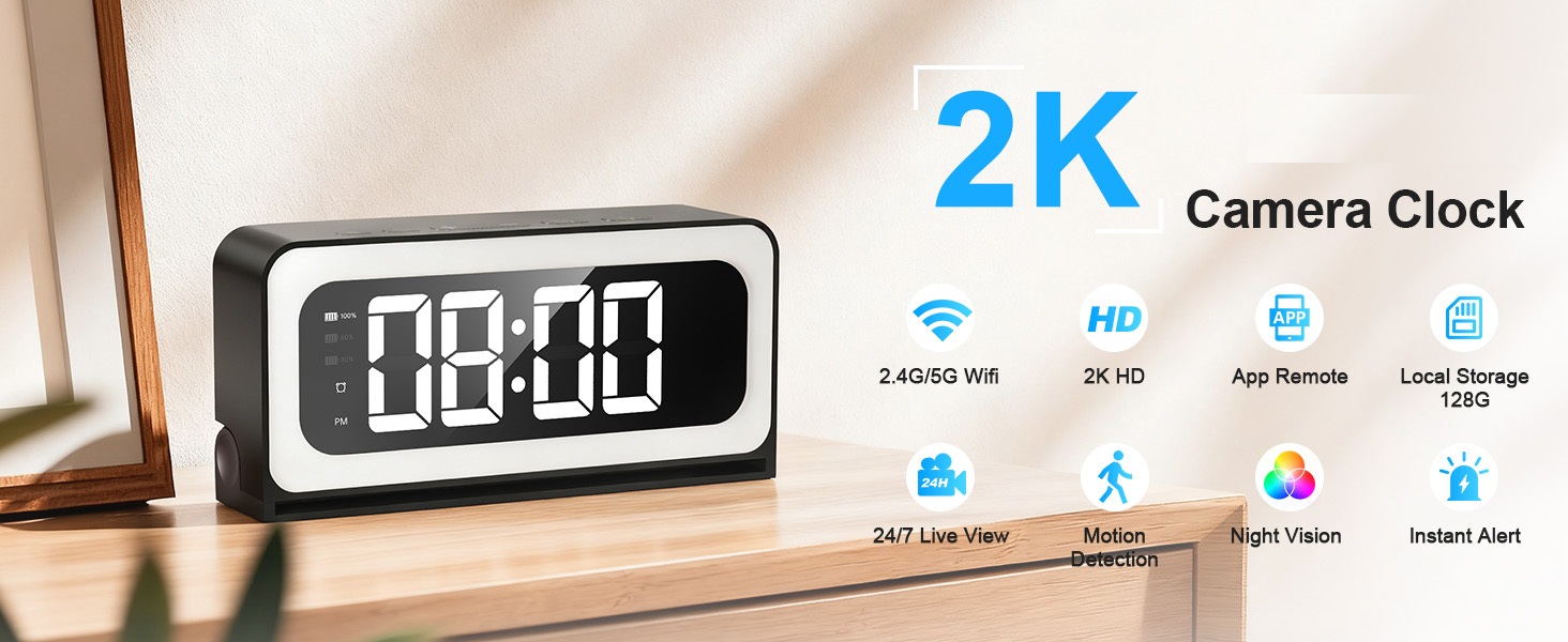 clock camera