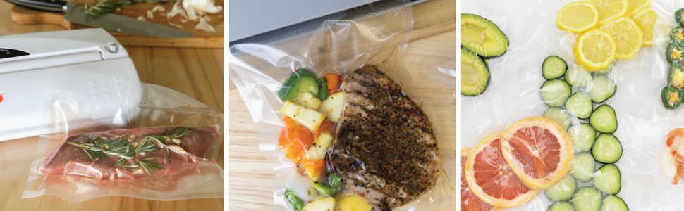 vacuum sealed food