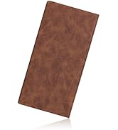 Energather Mens Wallet, PU Leather Card Wallet Card Holder Wallet with Multiple Card Slots for Me...
